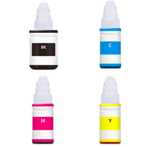 CANON GI-290 INK / INKJET Bottle High Yield Set Black Cyan Magenta Yellow