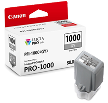 ~Brand New Original Canon PFI-1000GY INK / INKJET Cartridge Gray