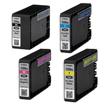 CANON PGI-1200XL INK / INKJET Cartridge Set High Yield Black Yellow Magenta Cyan