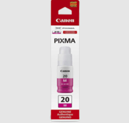 Brand New Original Canon 3395C001 (GI-20) Magenta Ink / Inkjet Cartridge