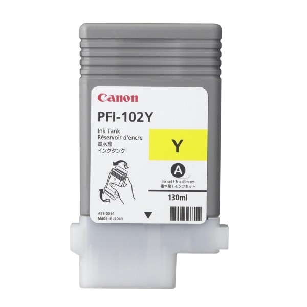 Brand New Original CANON PFI-102Y INK / INKJET Cartridge Yellow