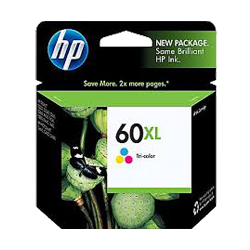 Brand New Original HP Cc644WN HP 60XL Tri-Color High Yield Inkjet Cartridge