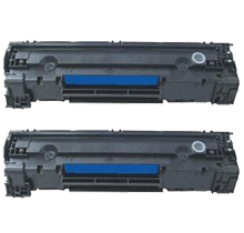 PACK of 2-HP CE285A HP85A Laser Toner Cartridge