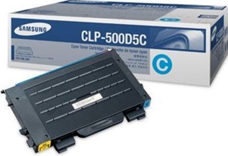 ~Brand New Original SAMSUNG CLP-500D5C Laser Toner Cartridge Cyan