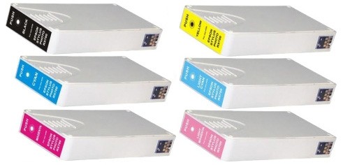 EPSON T559 INK / INKJET Cartridge Set Black Cyan Yellow Magenta Light Magenta Light Cyan