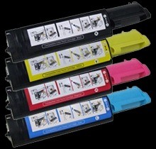 Dell 3000 Laser Toner Cartridge Set Black Cyan Yellow Magenta