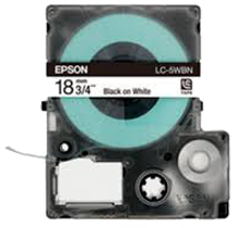 EPSON SS18KW (LC-5WBN) Label Tape Maker Black on White