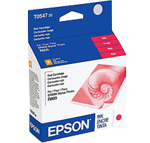 ~Brand New Original EPSON T054720 INK / INKJET Cartridge Red