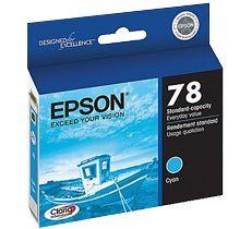 ~Brand New Original EPSON T078220 INK / INKJET Cartridge Cyan