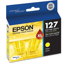 ~Brand New Original EPSON T127420 Extra High Yield INK / INKJET Cartridge Yellow
