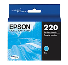 Brand New Original EPSON T220220 (220) INK / INKJET Cartridge Cyan
