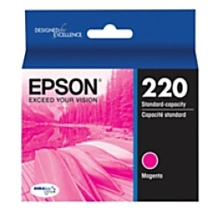 Brand New Original EPSON T220320 (220) INK / INKJET Cartridge Magenta