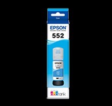 Brand New Original Epson T552220 (T552) Cyan Ink / Inkjet Cartridge