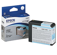 Brand New Original EPSON T580500 INK / INKJET Cartridge Light Cyan