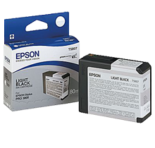 Brand New Original EPSON T580700 INK / INKJET Cartridge Light Black