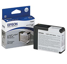 Brand New Original EPSON T580900 INK / INKJET Cartridge Light Light Black