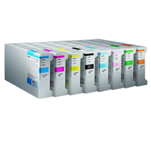 EPSON T624 INK / INKJET Cartridge Set Black Cyan Magenta Yellow Light Cyan Light Magenta Green Orange