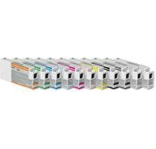 EPSON T636 INK / INKJET Cartridge Set Photo Black Cyan Vivid Magenta Yellow Light Cyan Vivid Light Magenta Light Black Matte Black Light Light Black Orange Green