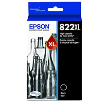 Brand New Original Epson T822XL120 Black Ink / Inkjet Cartridge