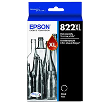 Brand New Original Epson T822XL120 Black Ink / Inkjet Cartridge Brand New Original Epson T822XL120 Black Ink / Inkjet Cartridge