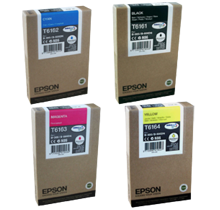 Brand New Original EPSON EPSON T616 Set INK / INKJET Cartridge Black Cyan Yellow Magenta