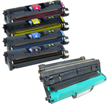 HP 1500 Laser Toner Cartridge Set / DRUM UNIT Black Cyan Yellow Magenta High Yield