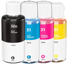 HP 32XL SET (HP 32XL/31)  Set Ink / Inkjet Bottle