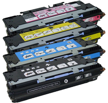 HP 3600 Laser Toner Cartridge Set Black Cyan Yellow Magenta