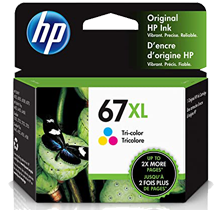 Brand New Original HP 3YM58AN (67XL) Tri-Color Ink / Inkjet Cartridge