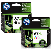 Brand New Original HP 3YM57AN / 3YM58AN (67XL) Set Ink / Inkjet Cartridge Black Tri-Color