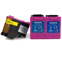 HP DT-67XL Eco-Saver Tri-Color High Yield Ink / Inkjet Cartridge 3PK Combo Pack