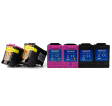 HP DT-67XL Combo Set Eco-Saver Black Tri-Color High Yield Ink / Inkjet 3PK Combo Pack