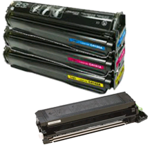 HP 8500 Laser Toner Cartridge Set Black Cyan Yellow Magenta