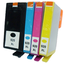 HP 920XL INK / INKJET Set Black Cyan Yellow Magenta