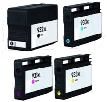 Brand New Compatible HP 932XL / 933XL INK / INKJET Cartridge Set High Yield Black Cyan Yellow Magenta