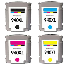 HP 940XL INK / INKJET Set Black Cyan Yellow Magenta