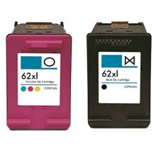 HP 62XL INK / INKJET Cartridge High Yield COMBO PACK