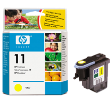 Brand New Original HP C4813A (11) INK / INKJET Printhead Yellow