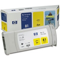 HP C4933A (81) INK / INKJET Cartridge Yellow