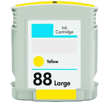HP C9393A INK / INKJET Cartridge Yellow High Yield