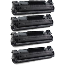 PACK of 4-HP CF283A (83A) Laser Toner Cartridge