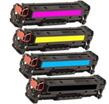 HP 312X Laser Toner Cartridge Set High Yield Black Cyan Yellow Magenta