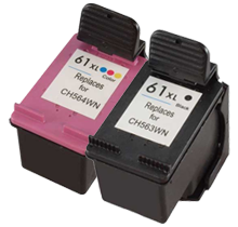 HP CH563WN / CH564WN (HP 61XL) INK / INKJET Cartridge Combo Pack Black Tri-Color High Yield