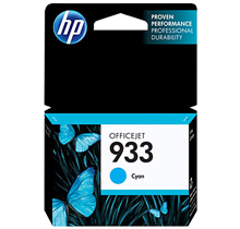 Brand New Original HP CN058AC 933 INK / INKJET Cartridge Cyan