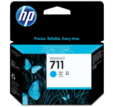 Brand New Original HP CZ130A (HP 711) INK / INKJET Cartridge Cyan