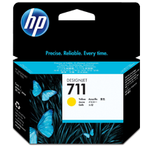 Brand New Original HP CZ132A (HP 711) INK / INKJET Cartridge Yellow