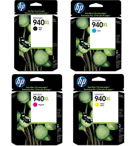 ~Brand New Original HP 940XL INK / INKJET Set Black Cyan Yellow Magenta