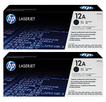 Brand New Original HP Q2612AD HP12AD Laser Toner Cartridge Dual Pack