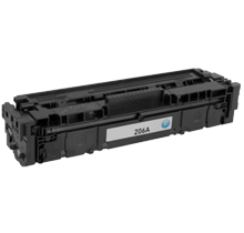 HP W2111X No Chip (206X) Cyan Laser Toner Cartridge High Yield No Chip