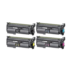 HP 654X High Yield Laser Toner Cartridge Set Black Cyan Magenta Yellow